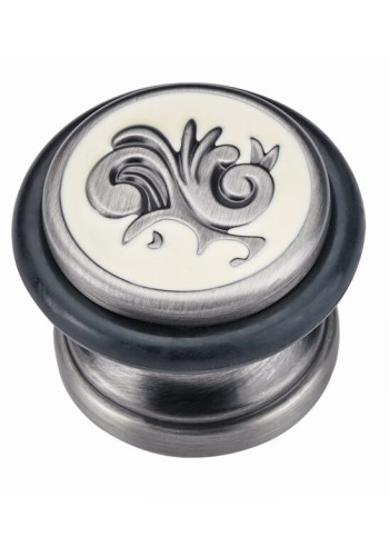 Дверной ограничитель ARCHIE GENESIS G017 BL.SILVER, чернёное серебро, напольный Дверной ограничитель ARCHIE GENESIS G017 BL.SILVER, чернёное серебро, напольный