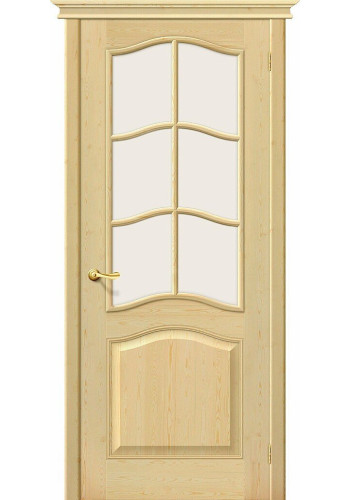 Межкомнатная дверь М7, со стеклом, цвет Без отделки