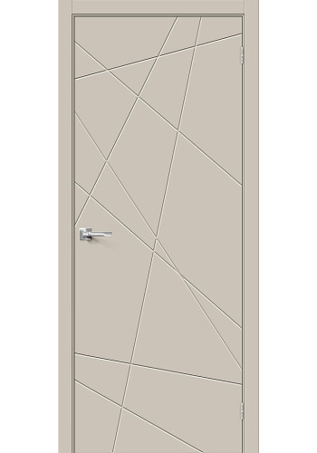 Межкомнатная дверь Граффити-5, цвет Creamy
