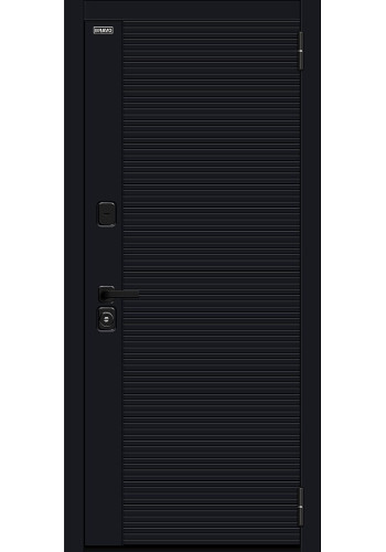 Входная дверь Джет-3 (RBE), цвет Total Black/Snow Melinga Входная дверь Джет-3 (RBE), цвет Total Black/Snow Melinga