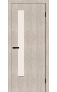 Межкомнатная дверь Браво-9, со стеклом, цвет Cappuccino Melinga