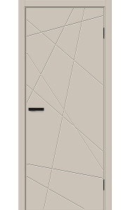 Межкомнатная дверь Граффити-5.Д.П, цвет Cream Silk